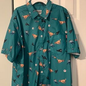 RSVLTS- The Sandlot green Benny Beast Dog summer shirt